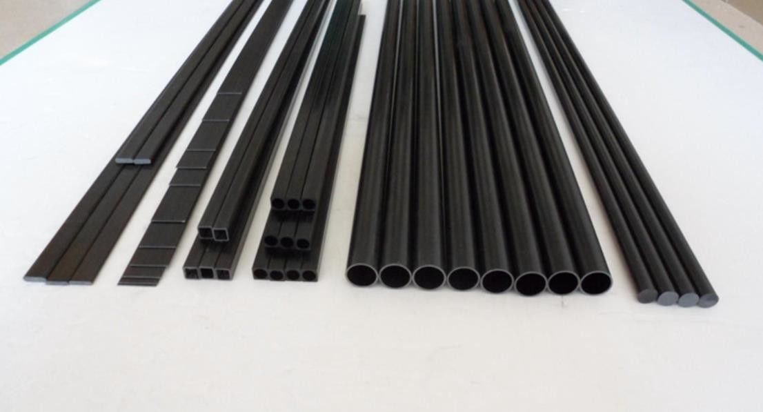 Matte Finish Durable Carbon Fiber Solid Rod 1mm 2mm 3mm 4mm 5mm Thickness